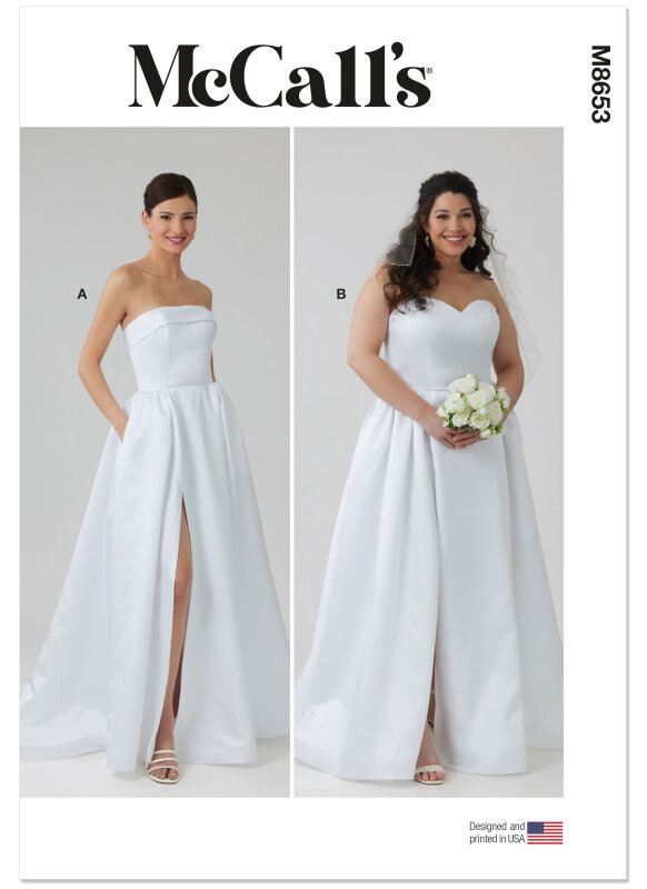 McCalls Schnittmuster Damen -  Brautkleid