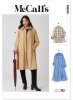 McCalls Schnittmuster Damen -  Damen-Trenchcoat in...