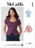 McCalls Schnittmuster Damen - Taillierte Bluse mit...