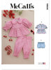 McCalls Schnittmuster Baby-/Kleinkinder-Set:...