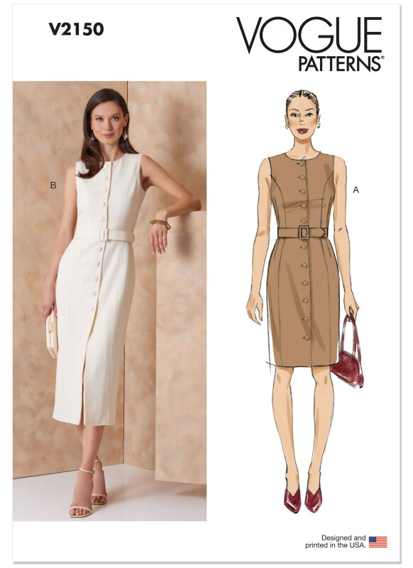 Vogue Schnittmuster  Damen, Etuikleid