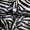 Fellimitat Zebra beige-dunkelbraun